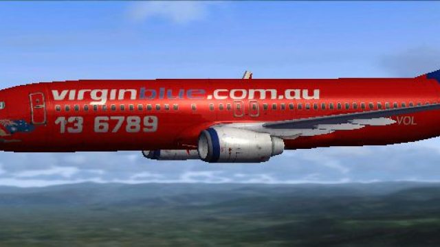 Screenshot 1 — Virgin Blue Boeing 737-800 registration VH-VOL