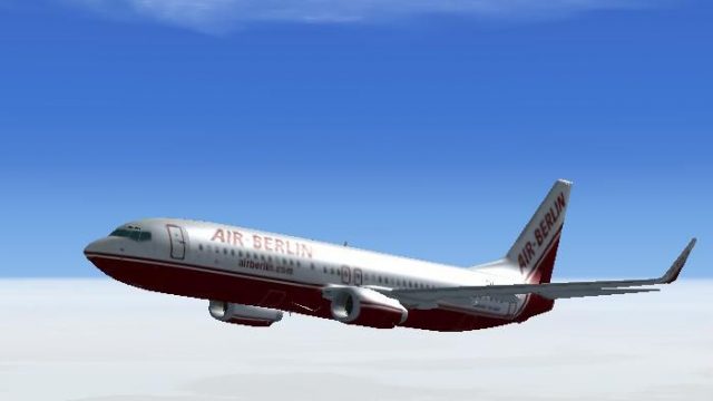 Screenshot 1 — Air Berlin Boeing 737-800