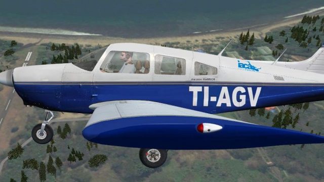Screenshot 1 — IACA Flight School Piper Archer II TI-AGV