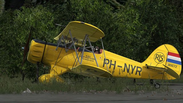 Screenshot 1 — Alabeo Waco YMF-5 Rijks Luchtvaart School Repaint