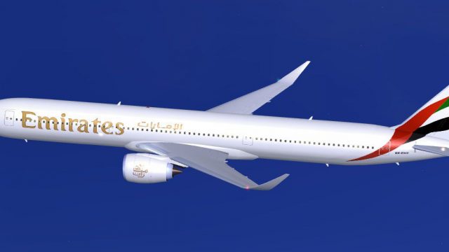 Screenshot 1 — Emirates Airbus A350-1000 XWB