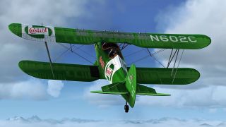 Screenshot 1 — Alabeo Waco YMF-5 Castrol/Budweister Paint