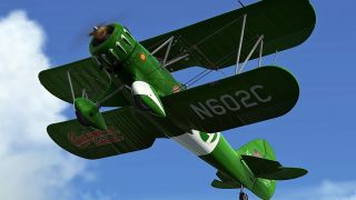 Screenshot 2 — Alabeo Waco YMF-5 Castrol/Budweister Paint