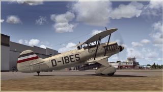 Screenshot 1 — "D-IBES" Heinkel He 51