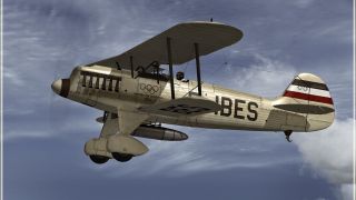 Screenshot 4 — "D-IBES" Heinkel He 51