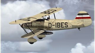 Screenshot 2 — "D-IBES" Heinkel He 51