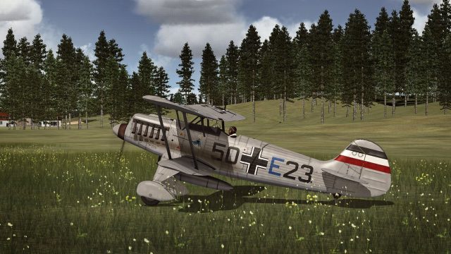 Screenshot 1 — German Air Force Heinkel He 51 50+E23