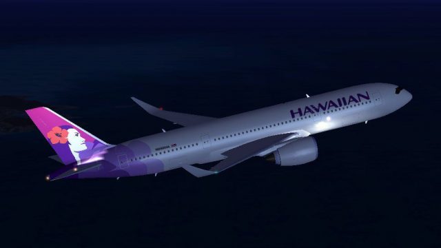 Screenshot 1 — Hawaiian Airlines Airbus A350-800 XWB