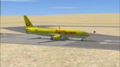 Screenshot 1 — TUIfly Boeing 737-800