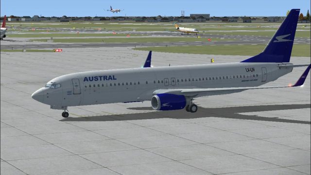 Screenshot 1 — Aerolineas Argentinas Boeing 737-800