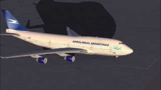 Screenshot 3 — Aerolineas Argentinas Boeing 747-400 Update