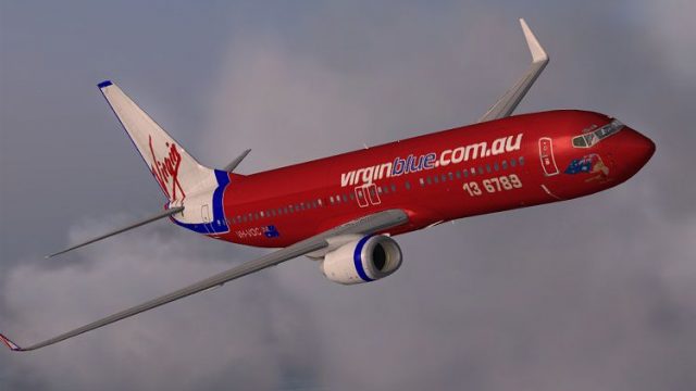 Screenshot 1 — Virgin Blue Boeing 737-800
