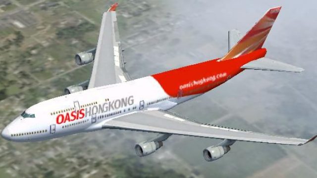 Screenshot 1 — OasisHongKong Boeing 747-400