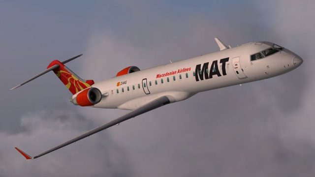 Screenshot 1 — Macedonian Airlines Bombardier CRJ 700