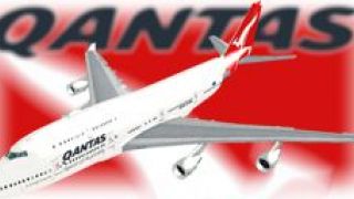 Screenshot 1 — Qantas Boeing 747-400 (new logo)