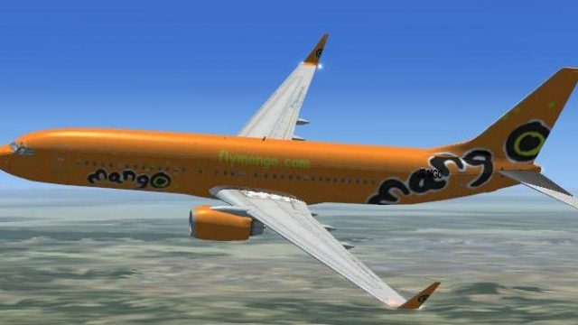 Screenshot 1 — Mango Airlines Boeing 737-800 v2