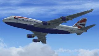 Screenshot 1 — British Airways Boeing 747-400