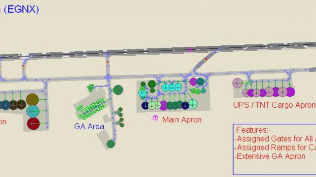 Screenshot 1 — AFCAD2 File For UK2000 East Midlands