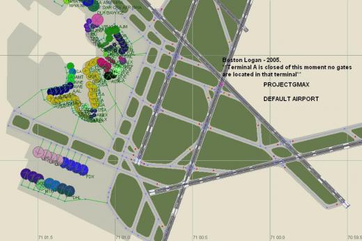 Boston Logan Int'l Airport Scenery for FS2004