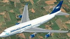 Screenshot 1 — Aerolineas Argentinas Boeing 747-400