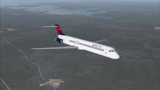 Screenshot 1 — Delta Airlines McDonnell Douglas MD-83 Default Update