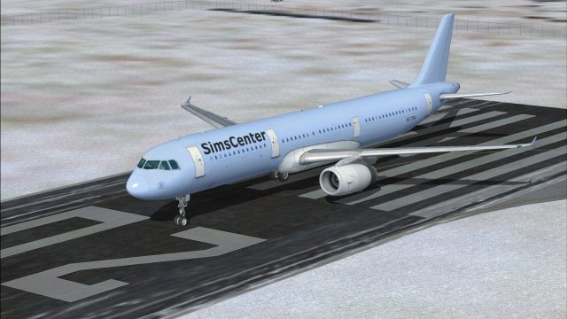 Screenshot 1 — SimsCenter Airbus A321