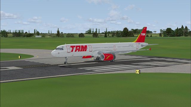 Screenshot 1 — TAM Airlines registration PT-MXC Airbus A321
