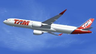 Screenshot 1 — TAM Airbus A350-900