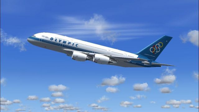 Screenshot 1 — Olympic Airlines Airbus A380