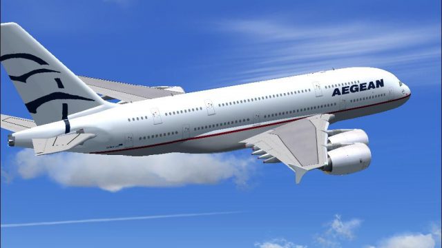 Screenshot 1 — Aegean Airlines Airbus A380-800 Repaint