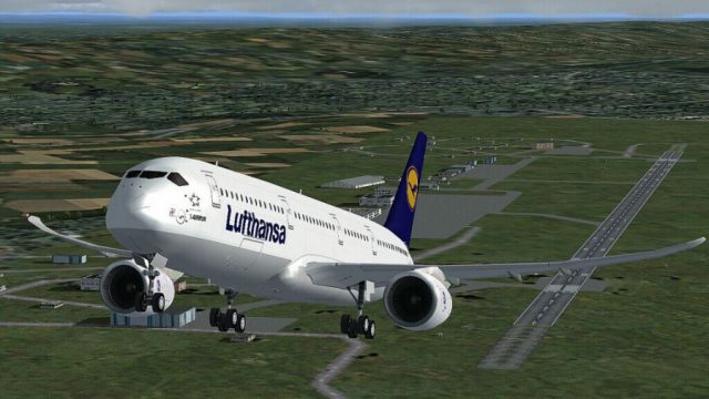 Screenshot 1 — Aeroflot Airbus A350 Demo Version