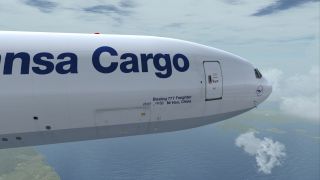 Screenshot 1 — Lufthansa Cargo Boeing 777 "Ni Hao, China"