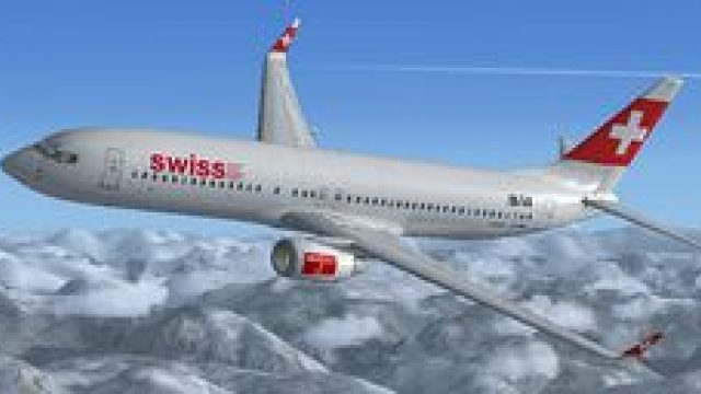 Screenshot 1 — Swiss Boeing 737-800 registration HB-FAN