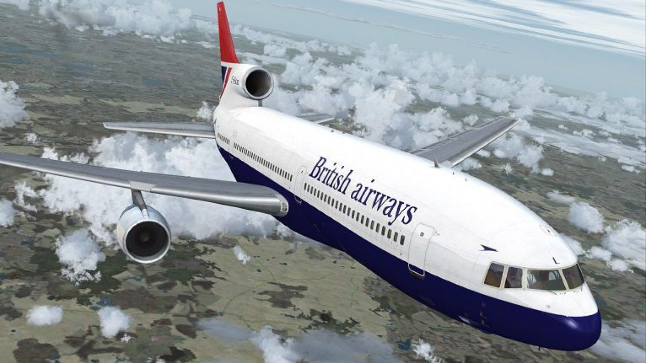 航空機・ヘリコプター British airways LOCKHEED L-1011 TRISTAR British Airways Lockheed L-1011 TriStar G-BBAG. - Real World
