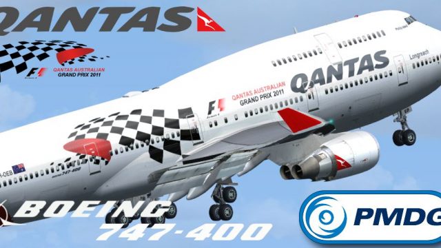 Screenshot 1 — Qantas 'Formula 1' Boeing 747-400