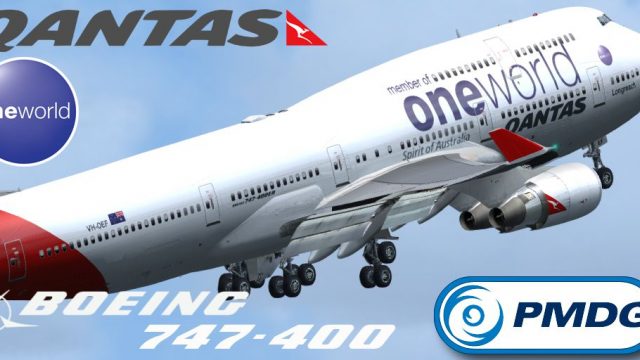 Screenshot 1 — Qantas 'One World' Boeing 747-400