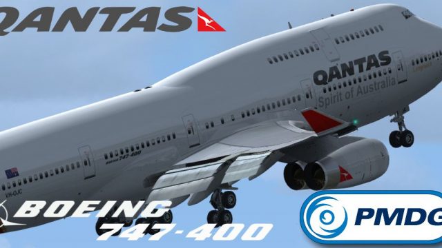 Screenshot 1 — Qantas Standard Boeing 747-400