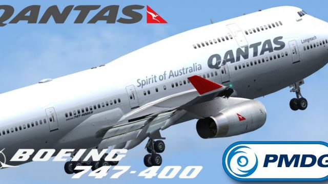 Screenshot 1 — Qantas New Livery Boeing 747-400