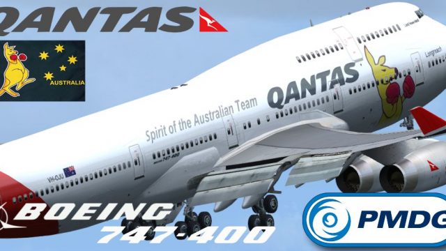 Screenshot 1 — Qantas 'Boxing Kangaroo' Boeing 747-400