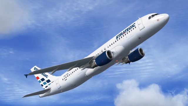 Screenshot 1 — Strategic Airbus A320-214 VH-YQA