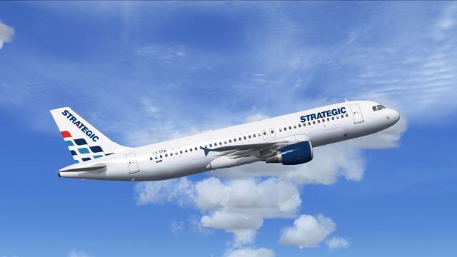 Screenshot 1 — Strategic Airbus A320-214