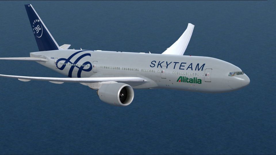 Alitalia Skyteam Boeing 777-200 for FSX