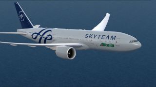 Screenshot 1 — Alitalia Skyteam Boeing 777-200
