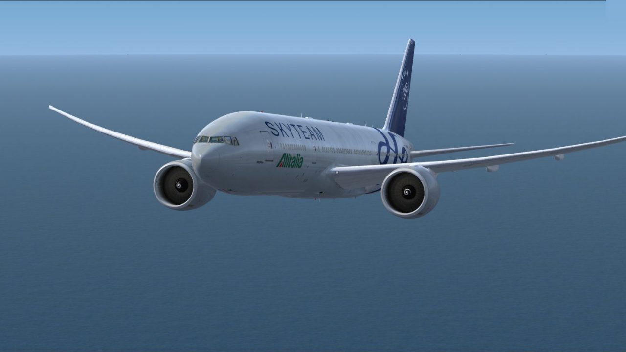 Alitalia Skyteam Boeing 777-200 for FSX