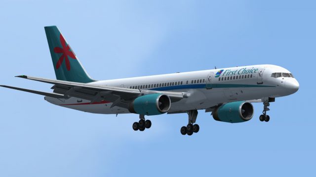 Screenshot 1 — First Choice Airways Boeing 757