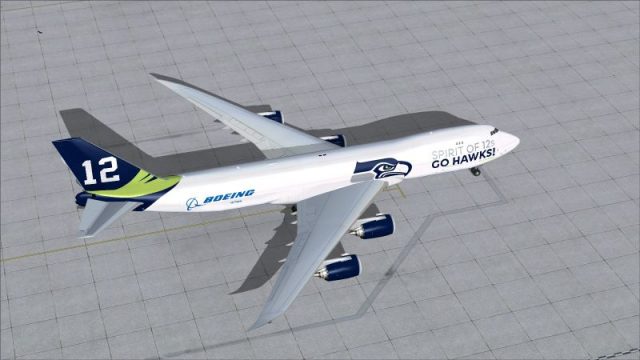 Screenshot 1 — Seahawks Boeing 747-8F