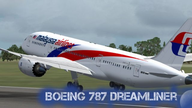 Screenshot 1 — Malaysia Airlines Boeing 787-800