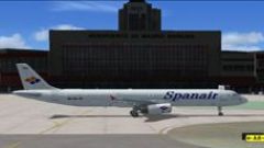 Screenshot 2 — Spanair Airbus A321