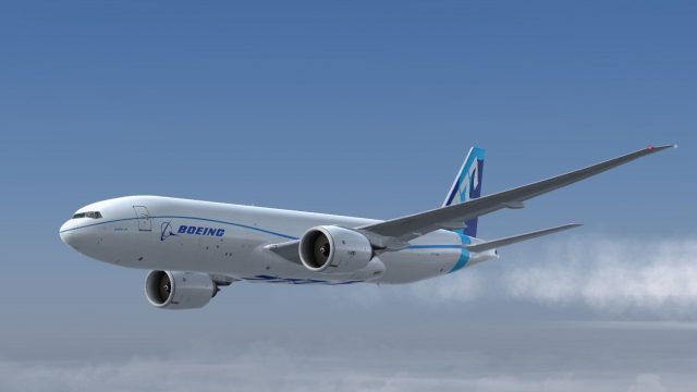 Screenshot 1 — "Demonstrator" Boeing 777-F