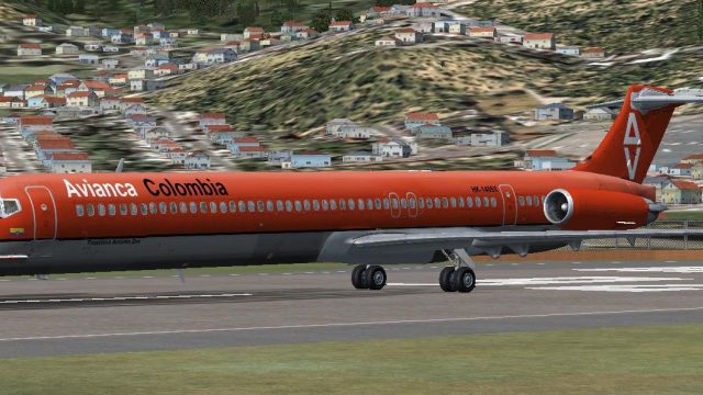 Screenshot 1 — Avianca McDonnell Douglas MD-81/82 Retro